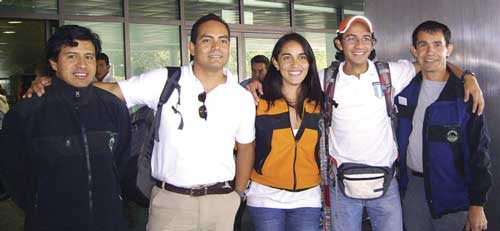 Guatemalan Aconcagua climbing team