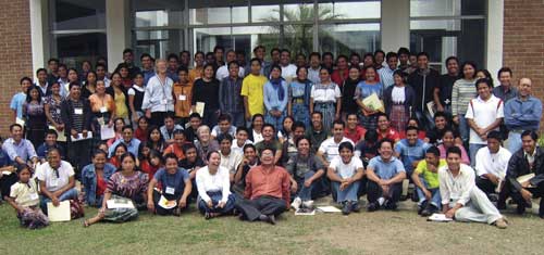 2009 conference participants on developing community-service projects
