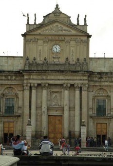Metropolitan Cathedral in the center of Guatemala City (photo: Jordan Banks)
